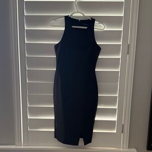 Banana Republic Classic Black Midi Dress